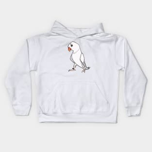 White parrot Kids Hoodie